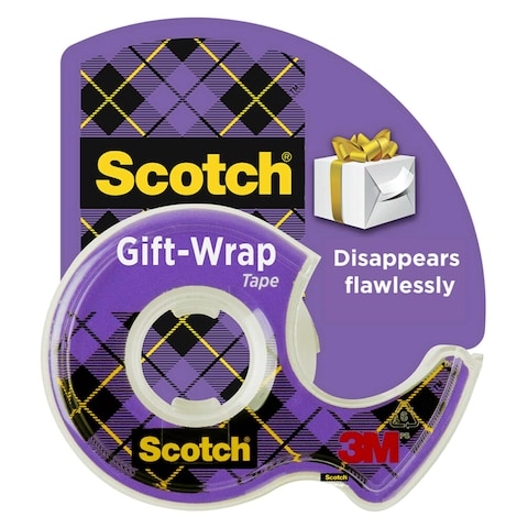3M Scotch Gift-Wrap Tape with Dispenser 15 0.75x650inch