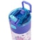 Eazy Kids Lunch Box and Tritan Water Bottle w/ Snack Box, Mermaid  - Purple, 450ml