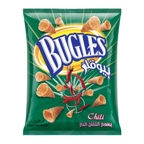 Buy Bugles Corn Snack Chilli Flavor 125g in Saudi Arabia