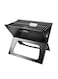 Portable BBQ Charcoal Grill Black 45x35x30cm