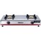 Nobel Gas Stove with Dual Gas Burner/2 Brass Burners and Stainless Steel - NGT2004