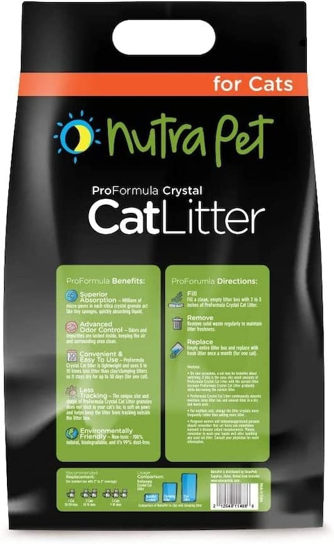 NutraPet Cat Litter Silica Gel 16L Orange Scent