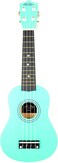 21inch Mike ukulele with bag and strap picks (green)