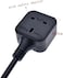 DKURVE PDU/UPS Power Extension Cable,Quality UPS Power Cable IEC320 C14 Male Plug to UK 13A Female Socket 30CM