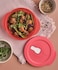 Tupperware Serve &amp; Go Medium Bowl Set Of 3, Mix Color, Plastic
