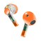 Cellularline Bluetooth earphones with an original design and transparent finish Fine Orange