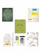 Lowha Set Of 5 Spiral Notebooks For School, 60 Sheets With Hard Paper Covers For Arabic, English, Maths, Science With A Set Of School Supplies