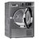 Midea - Condensing Clothes Dryer, Front Loding, 8 Kg, 16 Programs, Silver (MDG80CS)