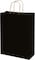 Markq Black Paper bags with handles 27 x 22 x 11 cm Large Kraft Gift bags for Birthday Party Favors, Weddings, Retail, Baby Shower (12 Bags)