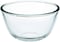 Royalford Glass Mixing Bowl RF11233, 2.7L Transparent Mixing And Serving Bowl Suitable For Snacks, Salads, Noodles, Multicolor