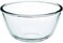 Royalford Glass Mixing Bowl RF11233, 2.7L Transparent Mixing And Serving Bowl Suitable For Snacks, Salads, Noodles, Multicolor