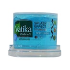 Buy Dabur Vatika Naturals Wet Look Splash Effect Styling Hair Gel Blue 250ml in UAE