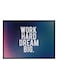 Spoil Your Wall Quotes Poster With Frame Blue/Purple/White 55x40cm