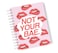 Loud Universe Hardcover Notebook Not Your Bae Lips Teen Spiral Notebook with Premium High Quality Paper A5 Size