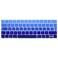 Ozone - English Keyboard Skin UK Layout For MacBook Pro 13&#39;&#39; 15 &#39;&#39; A1706/A1707 with Touch Bar - Gradient Blue