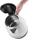 Impex STEAMER 1803 1500W 1.8 Liter Stainless Steel Electric Kettle with Triple Thermostat and Heat Resistant Handle