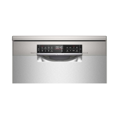 Bosch Serie 6 Dishwasher, Silver Inox, Made in Germany- SMS6ECI38M