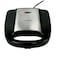Olsenmark 750 W 2-Slice Grill Maker- OMGM2320/ Non-Stick Plates for Easy Release and Quick Cleanup/ Adjustable Temperature with Power Indicator, Perfect for Grilled Sandwiches, Toasts/ Black