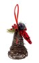 Christmas Rattan Bell 23cm