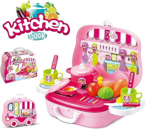Generic Kitchen Cook Little Chef Pretend Play Set 26 Pieces