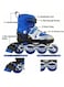 Generic Adjustable Inline Roller Skates Aluminium Alloy LED Light