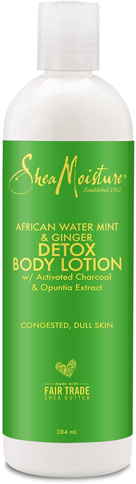 Shea Moisture African Water Mint &amp; Ginger Detox Body Lotion 384Ml