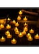 Xiuwoo 24-Piece LED Tea Light Candle Set White