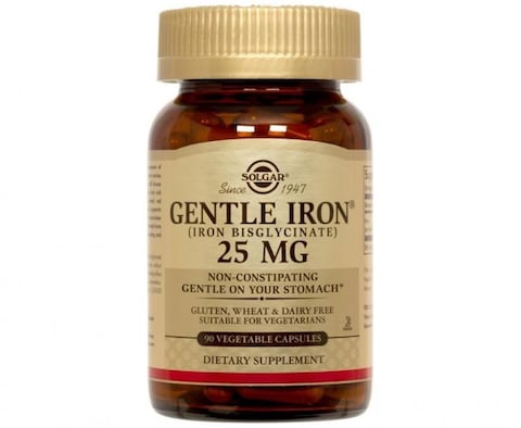 Solgar Gentle Iron 25Mg 90Cap