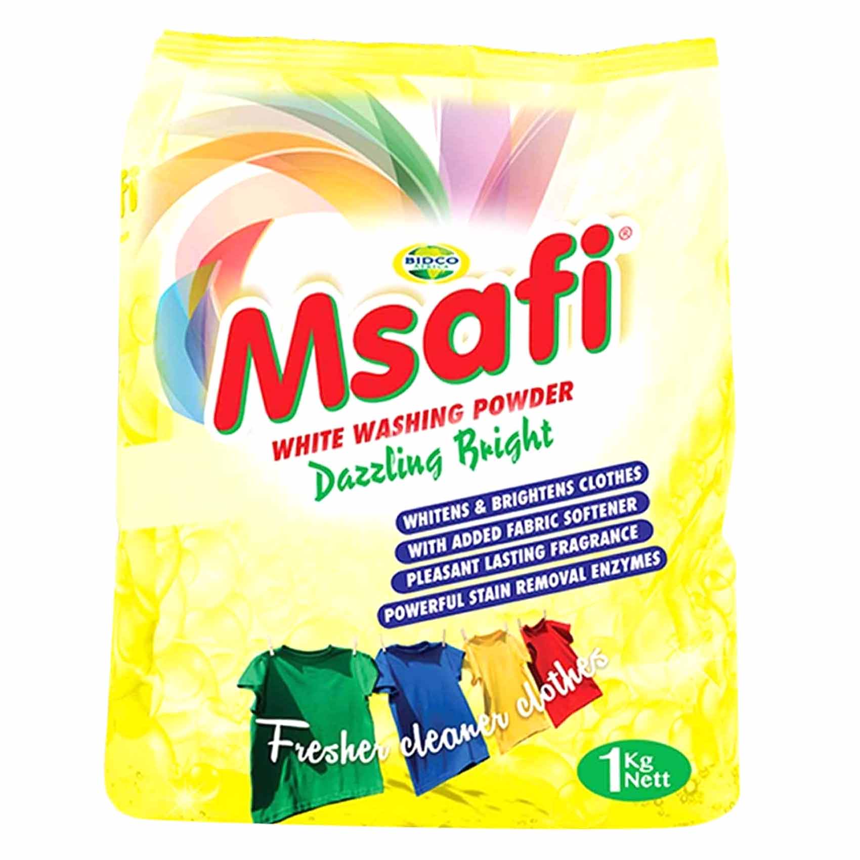 Msafi Dazzling Bright Detergent Powder 500g