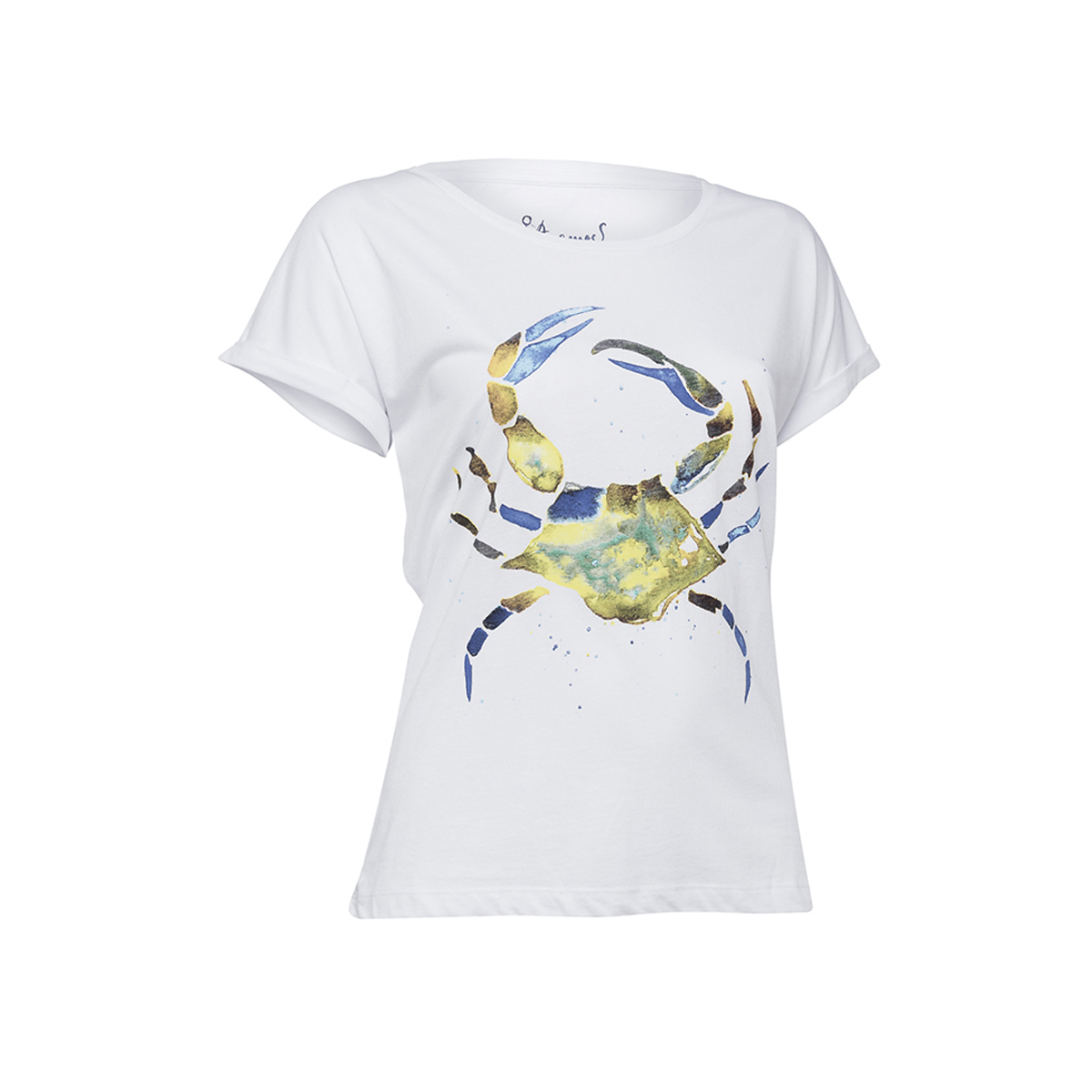 Anemoss Crab Womens Shirts, Short Sleeve, Cotton, Crewneck Tshirts for Women, Ultra Soft, Modern Fit Women&rsquo;s T-Shirts