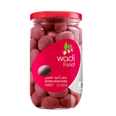 وادي فود زيتون أسود طبيعي - 650 جرام