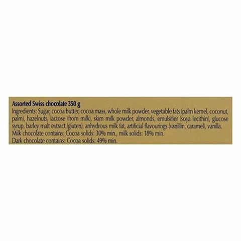Lindt Swiss Premium Assorted Napolitains Dark Chocolate 350g