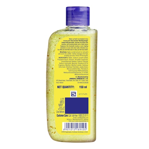 Clean&amp;Clear Lemonfresh Facewas150Ml
