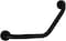 Generic Curved Type Bathroom Bathtub Handrail, Stainless Steel Chromed Shower Grab Bar Toilet Anti-Skid Safety Handle For Elderly Children Safe Angled Grab Bar Showers Round, Black