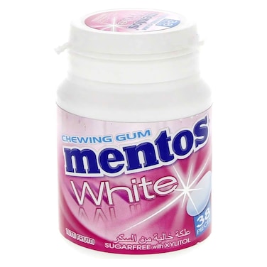 Mentos White Gum Frutti Jar - 38 Pieces