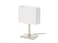 Table lamp, nickel-plated/white36 cm