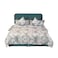 In House Lamar Velvet Bed Frame - King - 200x180 cm - Turquoise