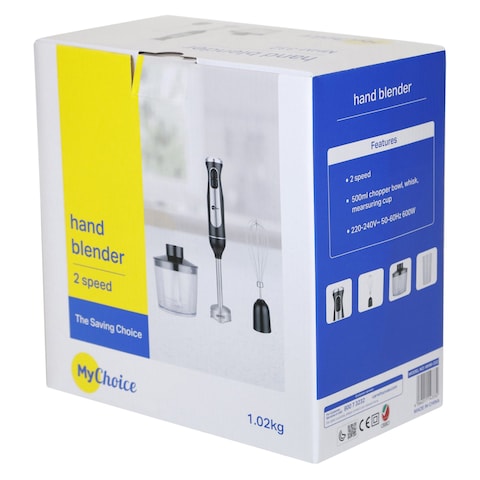 MyChoice Hand Blender MHM-332 Black 500ml 1.02kg
