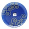 SIMPLY MARAH BLU &amp; GLD DINNER PLATE