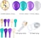 Party Time 112 Pieces Balloon Garland Kit Balloon Arch Garland for Mermaid Birthday Party Decorations or Wedding Decorations Balloons Set (Purple Green)