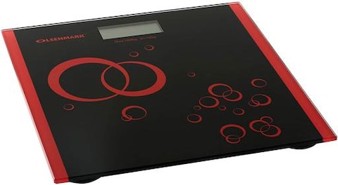 Olsenmark Smart Digital Personal Scale- OMBS2256/ with Smart Fitness App, Bluetooth Connected, Multi-Purpose Weighing Machine with High Precision, LCD Display, Human Body-Weight Machine/ 180