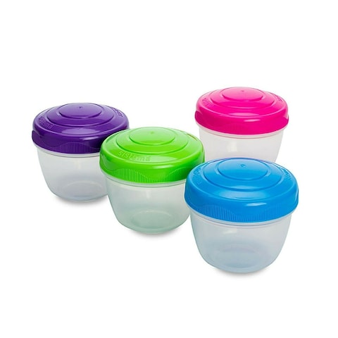 Sistema Yogurt To Go Pack Of 2 Food Containers, Assorted Colors In Pack