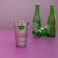 Royalford 7 Cm Stainless Steel Designer Plain Glass- Rf11463 Unbreakable Glass, Suitable For Water, Milk, Juice, Tea 100% Food-Grade, BPA-Free Stylish With Mirror Finish Body, Stripped Design Silver