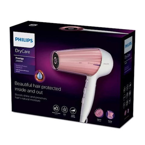 Philips Dry Care Prestige Moisture Protect Hair Dryer - Pink - HP8281