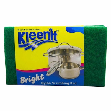 KLEENIT BRIGHT SCOURING PAD X12