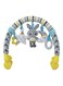 Moon Crib Hanging Toy Play Arch Stroller Crib Pram Activity Bar Plush Toy 0 M+, &lrm;44X9X30cm