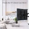 Full Motion TV Wall Mount Fits Most 40-80 inch TVs, Swivel and Tilt TV Bracket with Double Hinged Arms, TV Mount