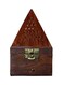 Generic Pyramid Shaped Incense Burner, Brown M