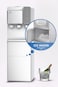 Gratus ice maker with Water Dispenser Hot, cool &amp; Cold 3 Tap (White), 1 Year Full &amp; 2 Year Compressor Warranty, Model -GWID1100ACR1DX