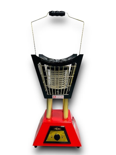 جي في سي برو دفاية كهربائية بتصميم مبخرة عربية، نطاق تسخين 360 درجة، 50-60 هرتز، 220-240 فولت، 2400 واط، احمر، GVCHT-1405